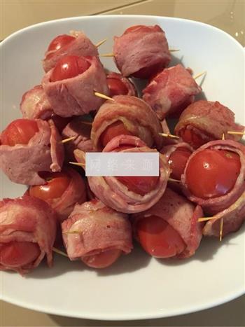烤培根卷小番茄的做法步骤2