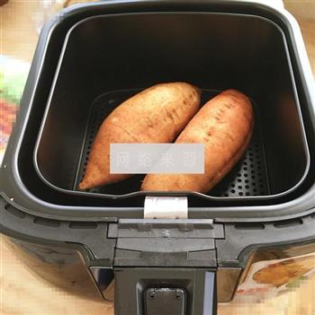 空气炸锅版烤红薯的做法图解2