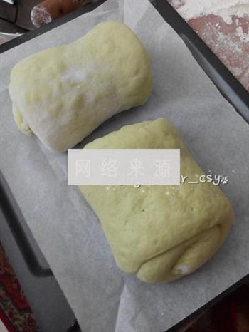 抹茶红豆面包的做法步骤7