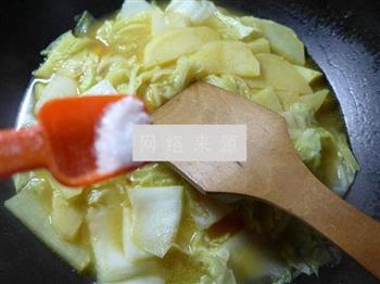 咖喱土豆白菜的做法图解8