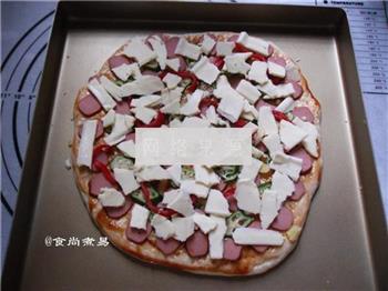 秋葵肠仔披萨的做法步骤24