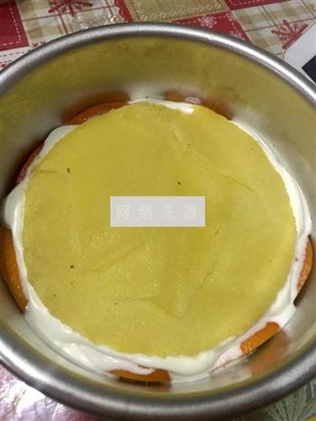 黄桃橙香慕斯蛋糕的做法步骤13