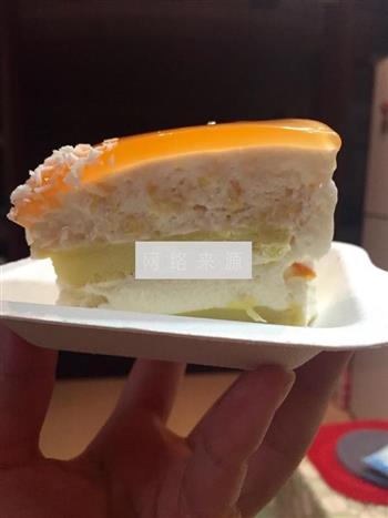 黄桃橙香慕斯蛋糕的做法步骤20