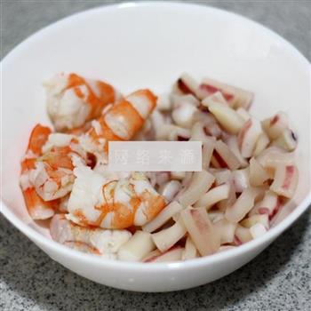 大虾鲜蔬焗饭的做法图解3