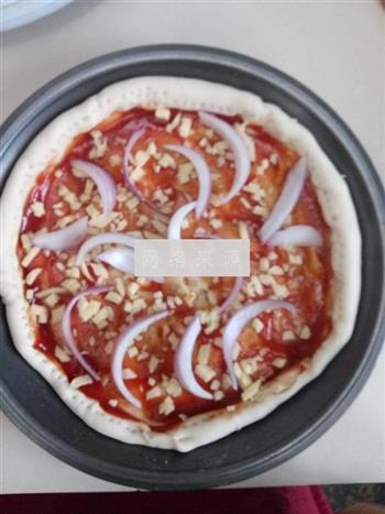 培根玉米粒披萨的做法图解9
