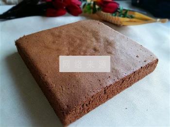 巧克力淋面蛋糕的做法步骤1