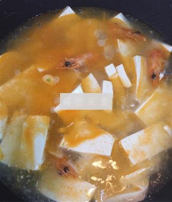 鲜虾豆腐汤的做法图解5