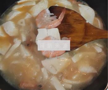 鲜虾豆腐汤的做法步骤6
