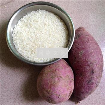 紫薯饭的做法步骤1