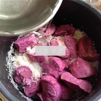 紫薯饭的做法步骤3