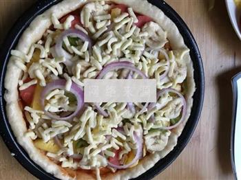 菠萝火腿披萨的做法图解8
