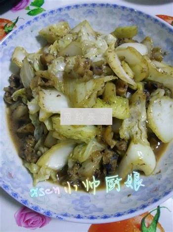 海螺炒大白菜的做法步骤5