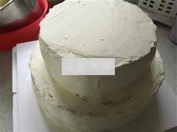 双层奶油裱花蛋糕的做法步骤26