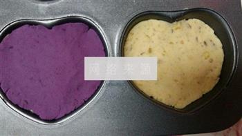 板栗紫薯糯米糕的做法步骤4