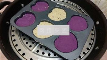 板栗紫薯糯米糕的做法步骤7