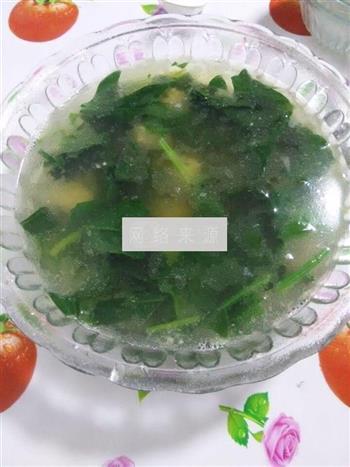 葱香羊肉丸菠菜汤的做法图解8
