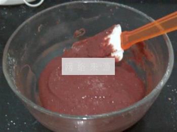 夹心红丝绒水果蛋糕的做法步骤8