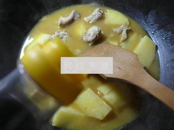 咖喱土豆排骨的做法步骤6