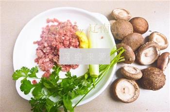 香菇酿肉的做法步骤1