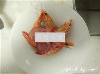 青豆汤培根裹大虾的做法步骤12