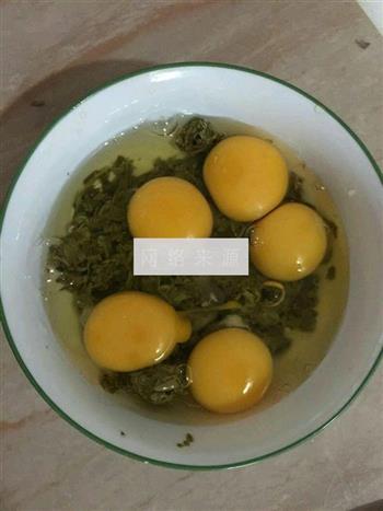 龙井煎蛋的做法图解4