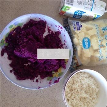 紫薯奶酪珍珠丸子的做法步骤4