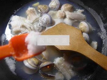 圆蛤虾潺汤的做法图解7
