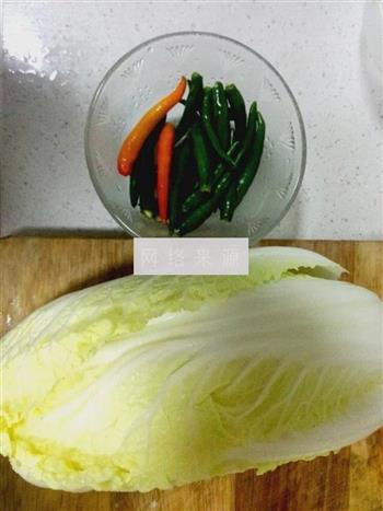 酸辣白菜的做法步骤1