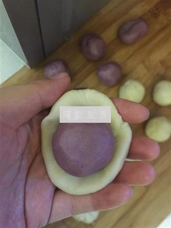 紫薯豆沙酥的做法步骤10