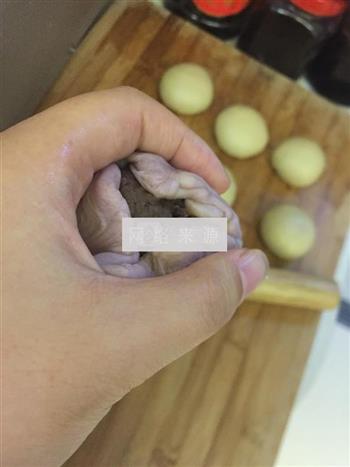 紫薯豆沙酥的做法步骤17