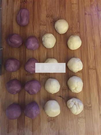 紫薯豆沙酥的做法步骤8