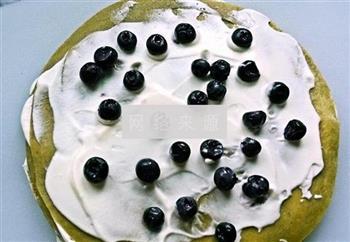蓝莓抹茶千层蛋糕的做法步骤14