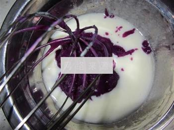 紫薯蜂蜜小蛋糕的做法图解8