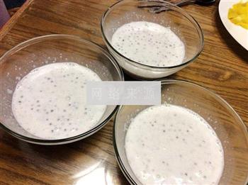 蓝莓椰浆西米露的做法步骤10