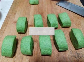 翡翠豆沙饼的做法步骤7
