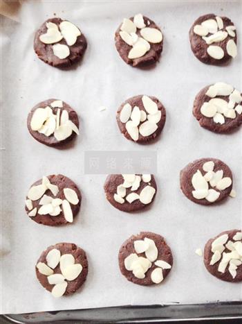 杏仁巧克力豆饼干的做法步骤10