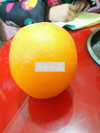 橙子蒸鸡蛋的做法图解1