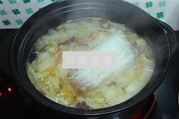 虫草白菜肉丸粉丝汤的做法步骤7