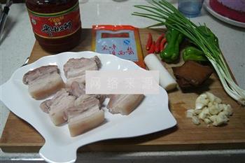 香干回锅肉的做法步骤2