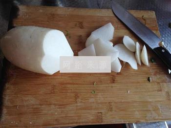 砂锅萝卜炖羊肉的做法步骤2