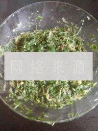 粉丝豆腐丁青菜包的做法图解4