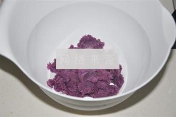 紫薯面包卷的做法步骤4