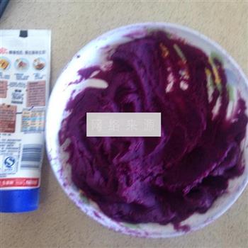 紫薯饼的做法图解4
