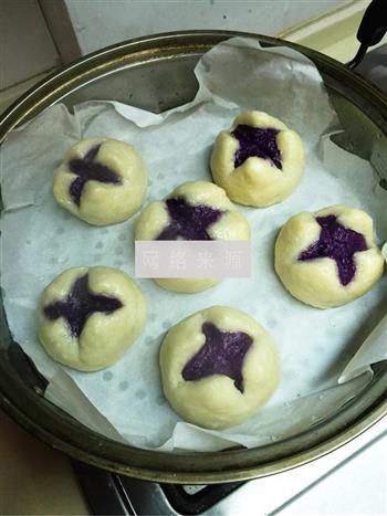 紫薯开花馒头的做法图解11