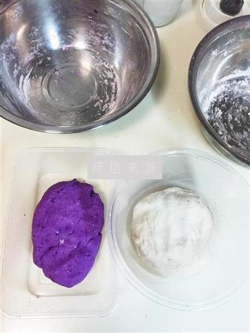 紫薯开花馒头的做法图解4