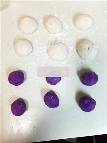 紫薯开花馒头的做法图解6