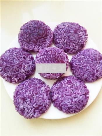枣泥紫薯米花饼的做法步骤11