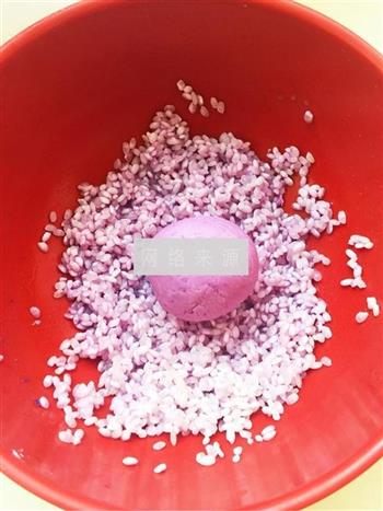 枣泥紫薯米花饼的做法图解7
