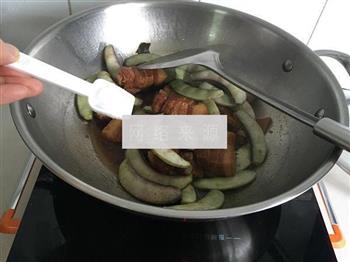 五花肉焖扁豆的做法步骤7