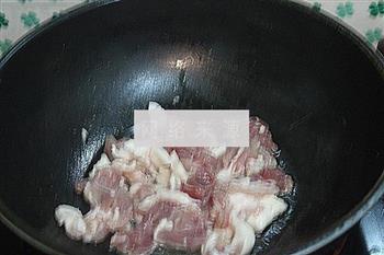 家常蒜苗炒肉的做法步骤3
